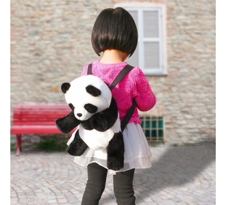 rosary Panda figurás plüss gyerek hátitáska T-P0028